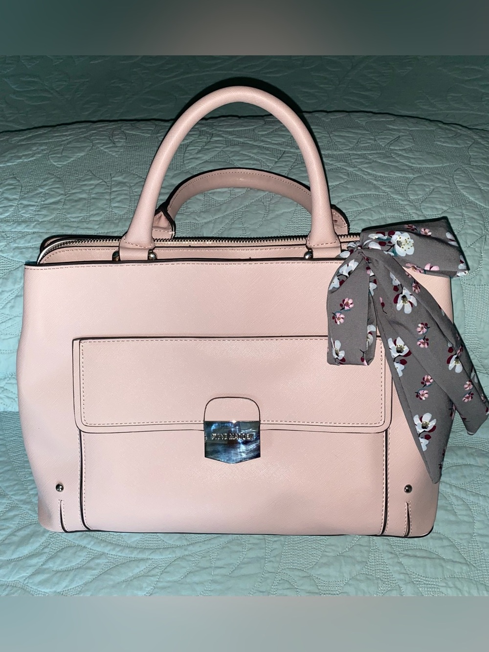 Steve Madden Large Pink Satchel Purse